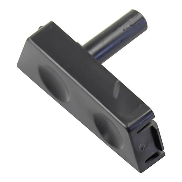 Grote foto dometic knop deurvergrendeling linker scharnier zwart rm8551 8505 caravans en kamperen caravan accessoires