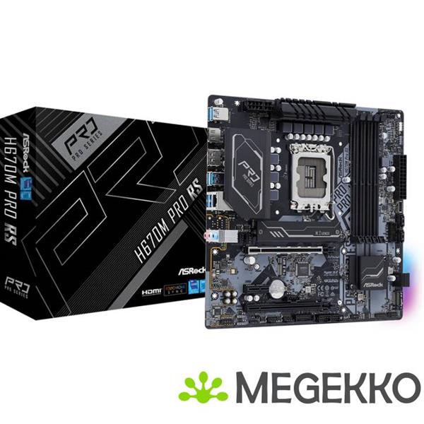 Grote foto asrock h670m pro rs computers en software moederborden