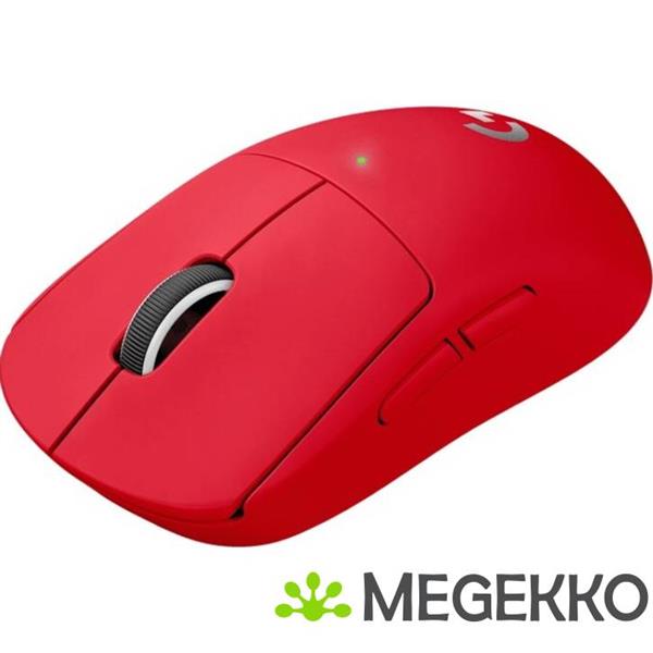 Grote foto logitech pro x superlight 2 se draadloze gaming muis rood computers en software overige computers en software