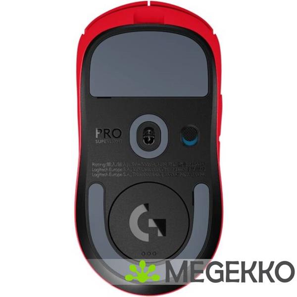 Grote foto logitech pro x superlight 2 se draadloze gaming muis rood computers en software overige computers en software