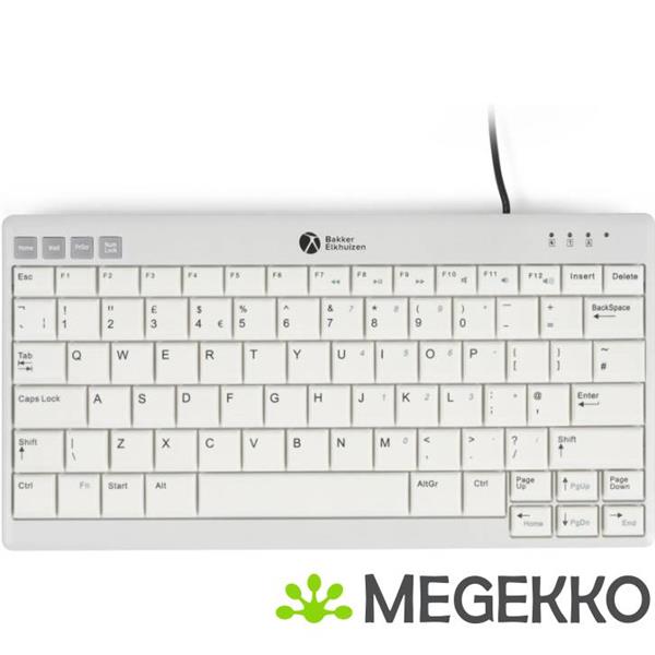 Grote foto bakkerelkhuizen ultraboard 950 v2 toetsenbord kantoor usb qwerty amerikaans engels donkergrijs lich computers en software toetsenborden