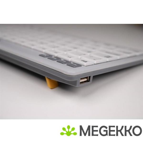 Grote foto bakkerelkhuizen ultraboard 950 v2 toetsenbord kantoor usb qwerty amerikaans engels donkergrijs lich computers en software toetsenborden