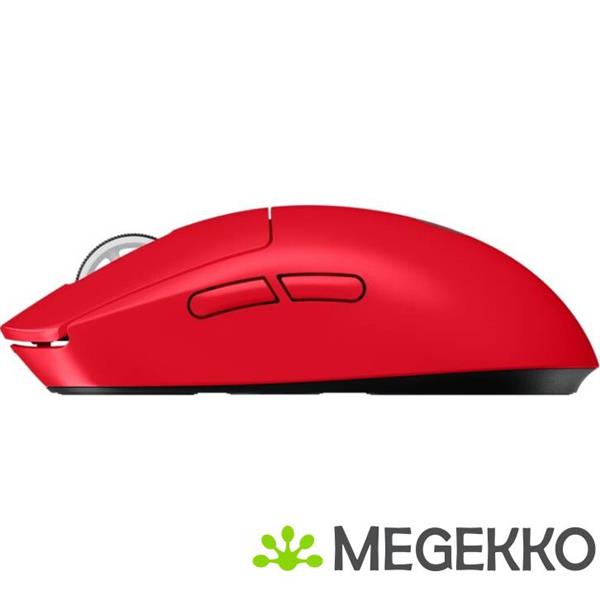 Grote foto logitech pro x superlight 2 se draadloze gaming muis rood computers en software overige computers en software