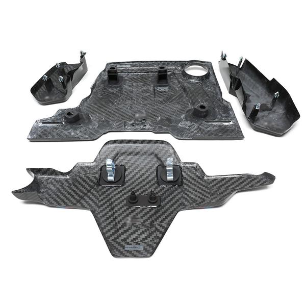 Grote foto dit betreft een bmw m5 f90 m8 f91 f92 f93 carbon motor ruimte kappen set auto onderdelen tuning en styling