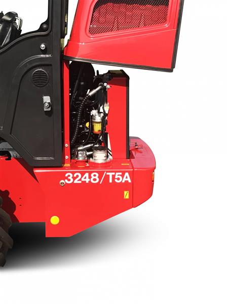 Grote foto thaler knikshovel 3448 a5 5 assige vierwielbesturing knikbesturing agrarisch tractoren