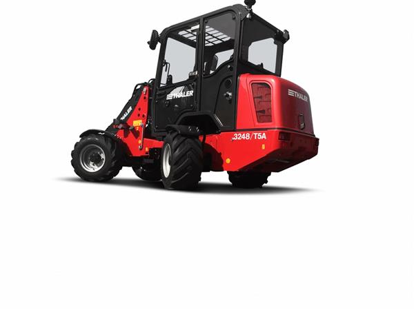 Grote foto thaler knikshovel 3448 a5 5 assige vierwielbesturing knikbesturing agrarisch tractoren