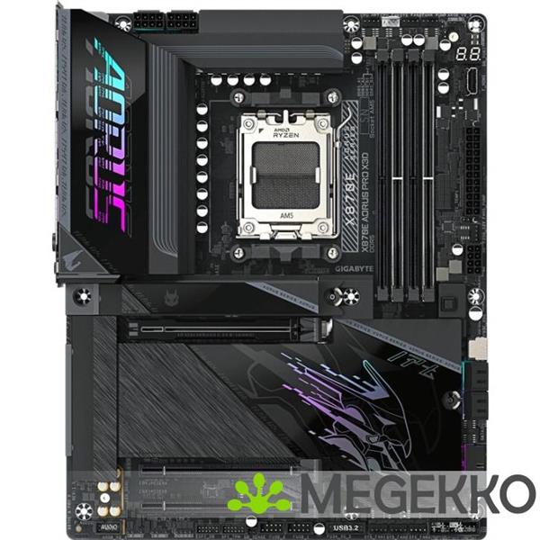 Grote foto gigabyte x870e aorus pro x3d computers en software moederborden