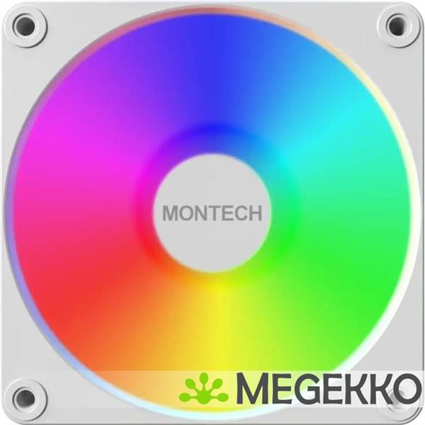 Grote foto montech gf120 v2 pwm argb 120mm wit 3 pack computers en software overige computers en software