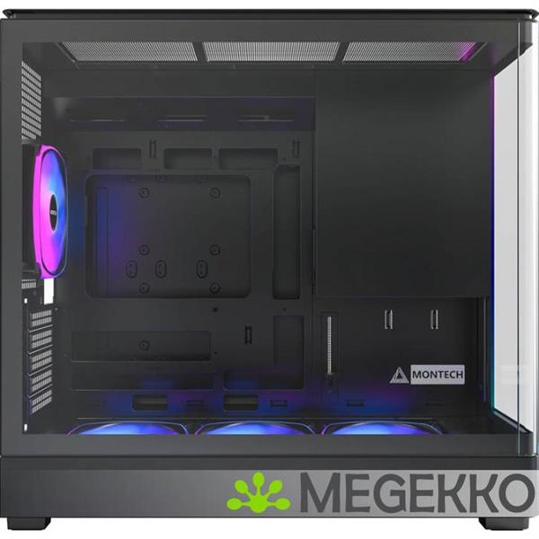 Grote foto montech king 15 pro zwart computers en software behuizingen en kasten