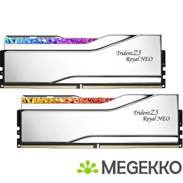 Grote foto g.skill ddr5 trident z5 royal neo rgb 2x16gb 6000mhz cl28 f5 6000j2836g16gx2 tr5ns computers en software overige computers en software