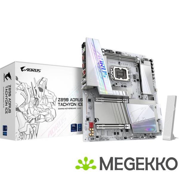 Grote foto gigabyte z890 aorus tachyon ice computers en software moederborden