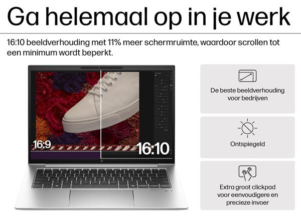 Grote foto hp elitebook 840 g11 4g lte wwan intel core ultra 7 155u 16gb 512gb ssd 14 wuxga 1920x computers en software overige computers en software
