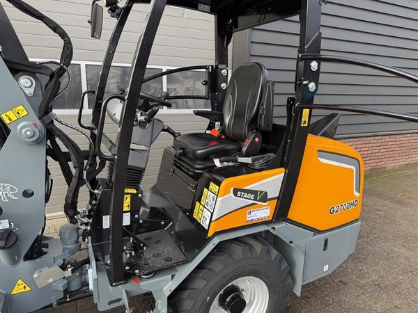 Grote foto giant g2700 hd minishovel kniklader nieuw 110 cm breed goedkope uitvoering agrarisch shovels