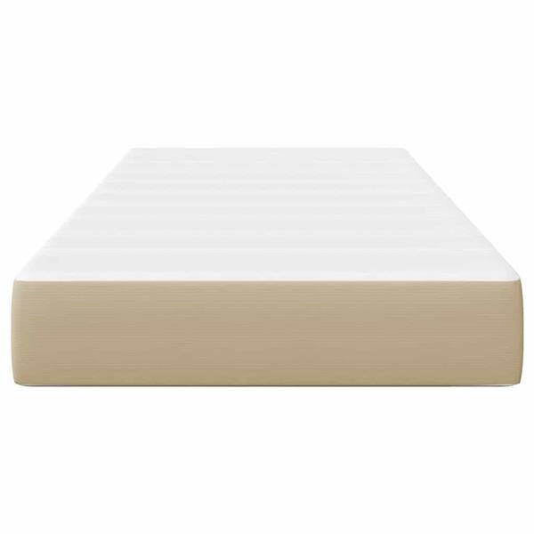 Grote foto vidaxl bedmatras met matras saliegroen 80 x 200 cm stof antiek en kunst stoelen en banken