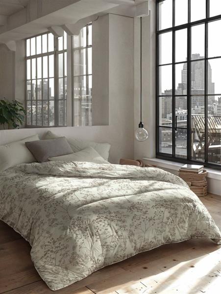 Grote foto all in one lazy dekbed 140x200 groen huis en inrichting textiel