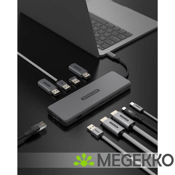 Grote foto sitecom 10 in 1 usb4 power delivery multiport adapter computers en software overige computers en software