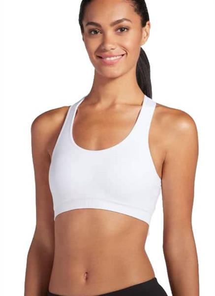 Grote foto beau amp caro beau amp caro sportbh l wit naadloos kleding dames ondergoed