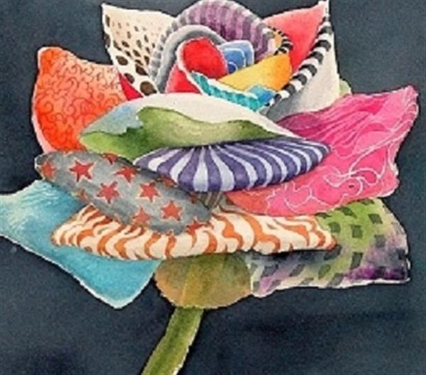 Grote foto kunsthandel gennep multicoulor rose 1 antiek en kunst modern