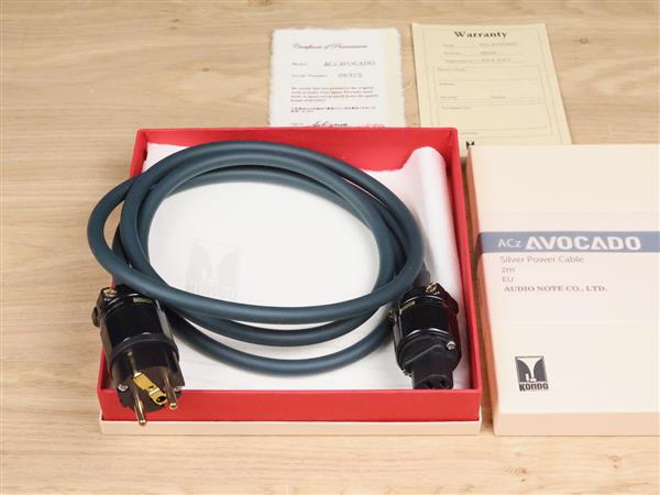 Grote foto kondo audio note acz avocado silver high end audio power cable 2 0 metre audio tv en foto onderdelen en accessoires
