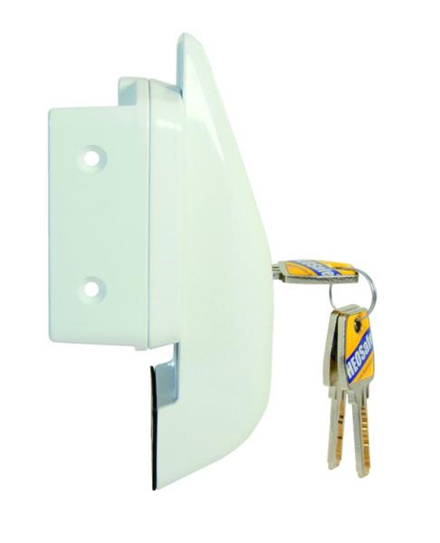 Grote foto heosafe door frame lock 1 wit caravans en kamperen caravan accessoires
