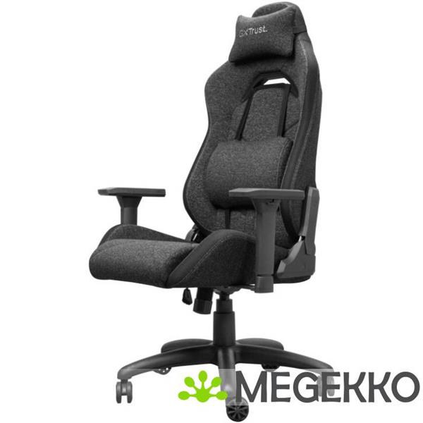 Grote foto trust gxt 723 ruya fabric gaming stoel grijs spelcomputers games overige merken