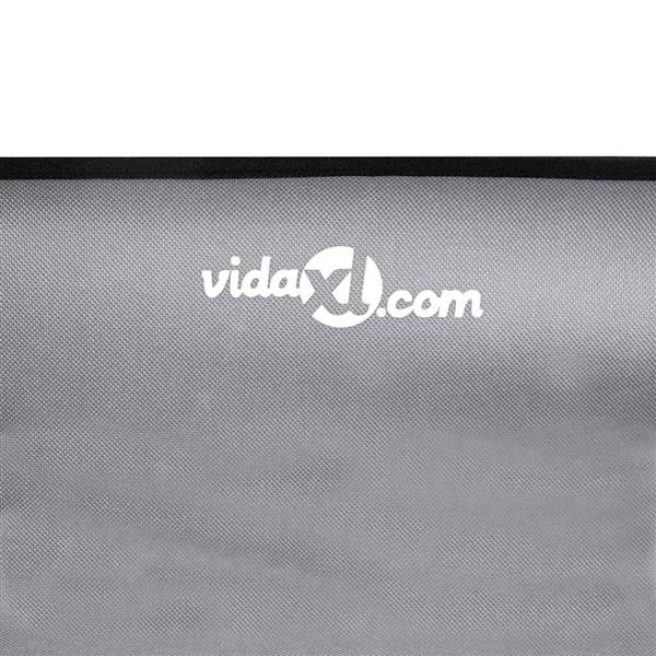 Grote foto vidaxl hondenbed lichtgrijs 57 x 57 x 24 cm staal dieren en toebehoren toebehoren