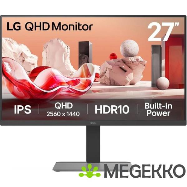 Grote foto lg 27ba45qb b 27 quad hd ips monitor computers en software overige computers en software