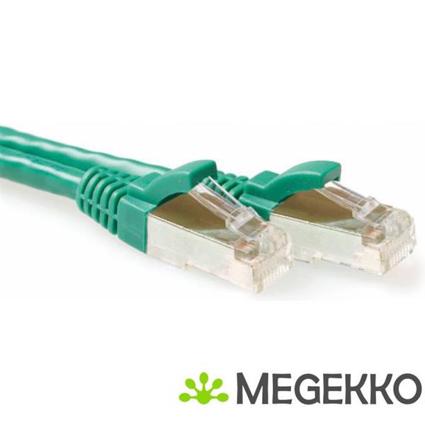 Grote foto act groene 20 meter lszh sftp cat6a patchkabel snagless met rj45 connectoren computers en software netwerkkaarten routers en switches