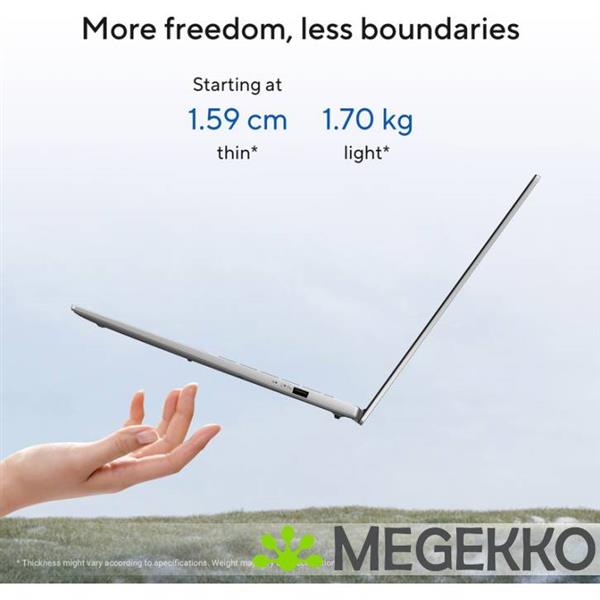 Grote foto asus vivobook s16 s3607va rp097w 16 intel core 5 computers en software overige computers en software