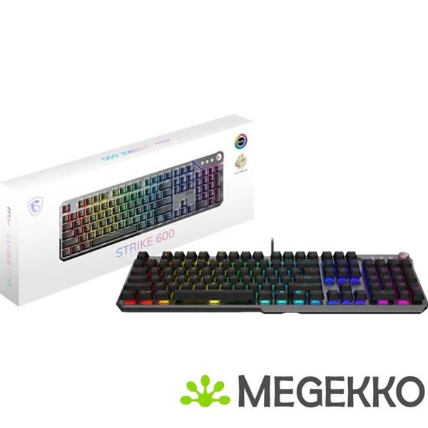 Grote foto msi strike 600 toetsenbord zwart computers en software toetsenborden
