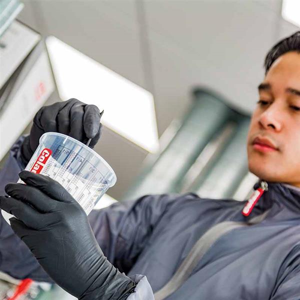 Grote foto colad bedrukte mengbekers 1400 ml per 300 stuks in kartonnen doos 9400300 doe het zelf en verbouw materialen en producten