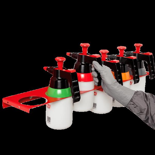 Grote foto colad muurhouder voor 6 pompvloeistofspuiten 970506 doe het zelf en verbouw materialen en producten