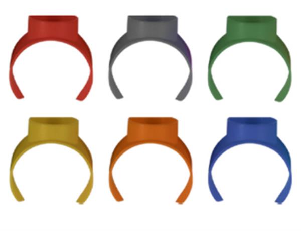 Grote foto codeerringen en color identification charts set voor colad pompvloeistofspuit 9705cr doe het zelf en verbouw materialen en producten