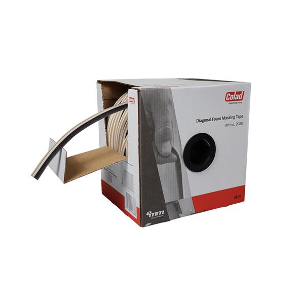 Grote foto colad foam masking tape voor het afdichten van naden bij het verfspuiten 9080xx doe het zelf en verbouw materialen en producten