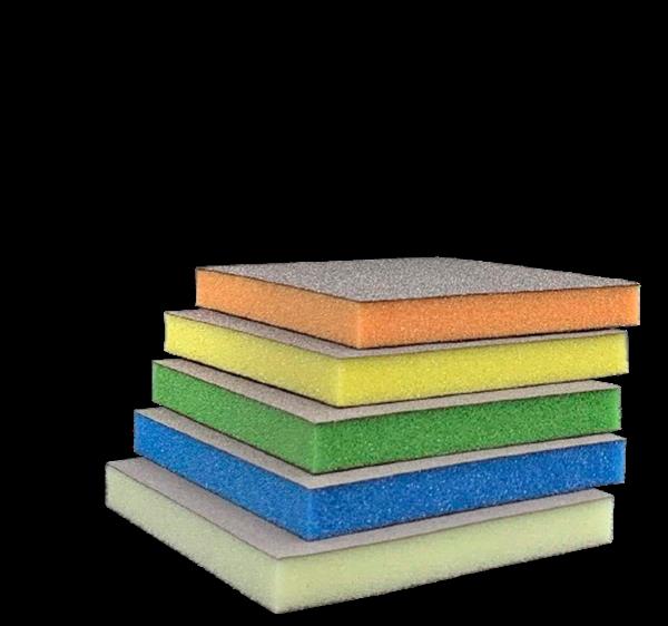 Grote foto colad foam sanding pads flexibel schuurmateriaal doe het zelf en verbouw materialen en producten