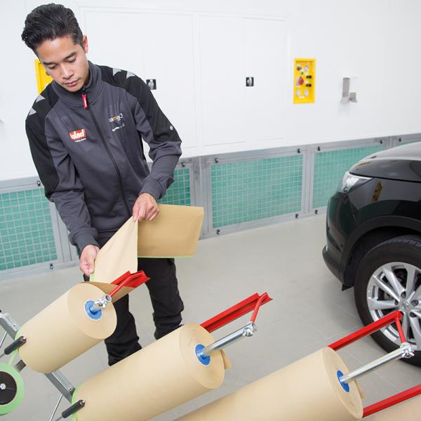 Grote foto colad mobiele aprontaper maskeerpapier en afplak apparaat type 1009 2020 doe het zelf en verbouw materialen en producten