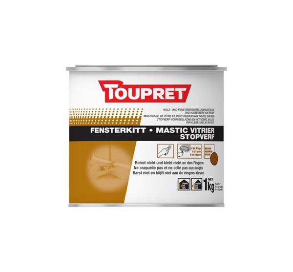 Grote foto toupret stopverf wit of bruin 1kg nieuwste verpakking tsv10 wb doe het zelf en verbouw materialen en producten