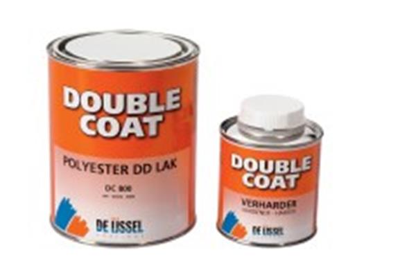 Grote foto de ijssel dd double coat dubbel uv blanke lak voor alle houtsoorten set 4000 ml doe het zelf en verbouw materialen en producten