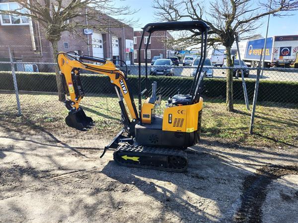 Grote foto minigraver demo 2025 1000 kg doe het zelf en verbouw kranen en graafmachines