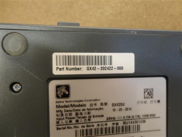Grote foto zebra gx420d barcode label printer usb lan cutter computers en software printers