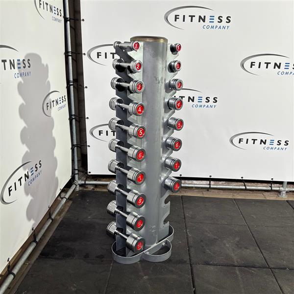 Grote foto dumbell set incl rek sport en fitness fitness