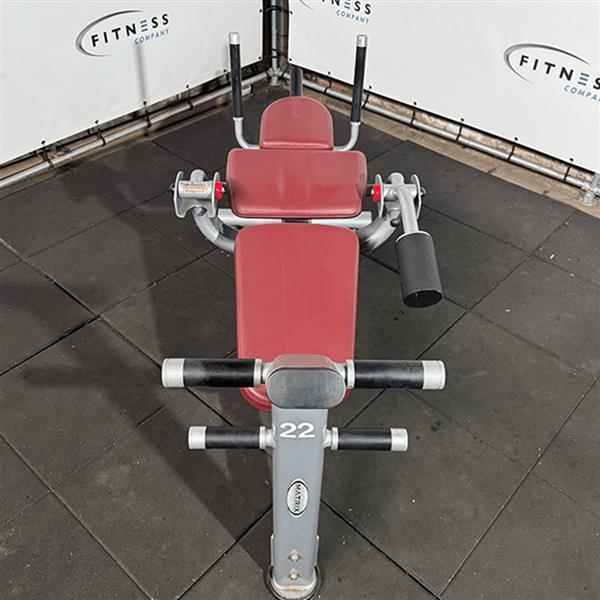 Grote foto matrix abdominal crunch plate loaded sport en fitness fitness