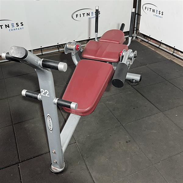 Grote foto matrix abdominal crunch plate loaded sport en fitness fitness