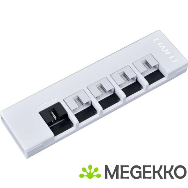 Grote foto lian li rotational shift gold 1000w white with hub computers en software overige