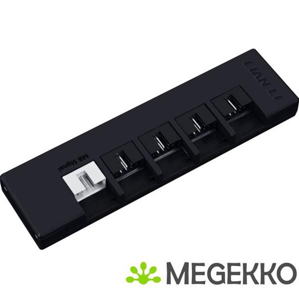 Grote foto lian li rotational shift gold 1200w black with hub computers en software overige