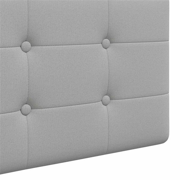 Grote foto vidaxl hangend hoofdeinde wandgemonteerd wolkengrijs 210 x 55 x 5 cm antiek en kunst stoelen en banken