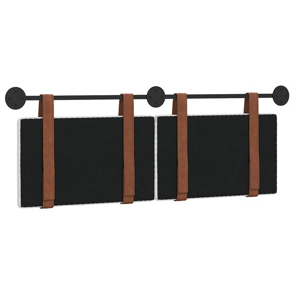 Grote foto vidaxl hangend hoofdeinde wandgemonteerd wit 120 x 40 cm bewerkt hout antiek en kunst stoelen en banken