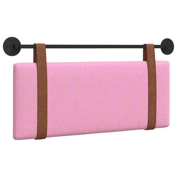 Grote foto vidaxl hangend hoofdeinde wandgemonteerd roze 100 x 40 cm bewerkt hout antiek en kunst stoelen en banken