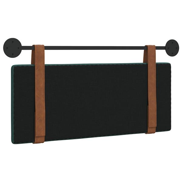 Grote foto vidaxl hangend hoofdeinde effen donkergroen 100 x 40 cm bewerkt hout antiek en kunst stoelen en banken