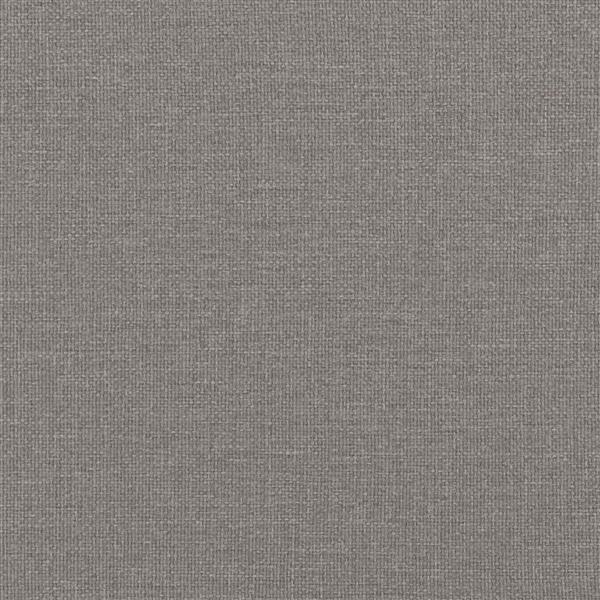 Grote foto vidaxl bedframe met hoofdeinde taupe 100 x 200 cm stof antiek en kunst stoelen en banken